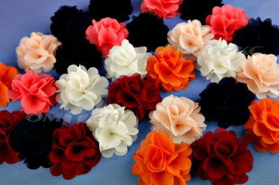 Цветы декоративные пришивные - купить в Кемерово. Цена: 28.53 руб.