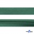 Косая бейка атласная "Омтекс" 15 мм х 132 м, цв. 056 темный зеленый - купить в Кемерово. Цена: 225.81 руб.
