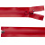 Молния водонепроницаемая PVC Т-7, 60 см, разъемная, цвет (820) красный - купить в Кемерово. Цена: 49.39 руб.