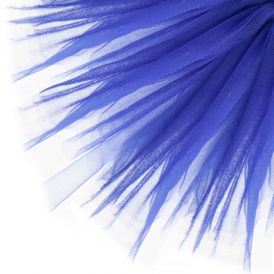 Фатин матовый 16-101, 12 гр/м2, шир.300см, цвет т.синий - купить в Кемерово. Цена 100.92 руб.