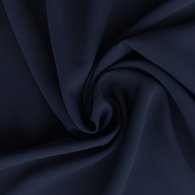 Костюмная ткань "Элис", 220 гр/м2, шир.150 см, цвет т.синий - купить в Кемерово. Цена 308 руб.