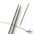 Спицы для вязания металлические d-2.5 мм круговые на тросике 53 см - купить в Кемерово. Цена: 53.90 руб.