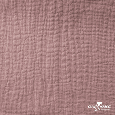 Ткань Муслин, 100% хлопок, 125 гр/м2, шир. 135 см   Цв. Пудра Розовый   - купить в Кемерово. Цена 388.08 руб.
