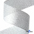 Лента металлизированная "ОмТекс", 50 мм/уп.22,8+/-0,5м, цв.- серебро - купить в Кемерово. Цена: 149.71 руб.