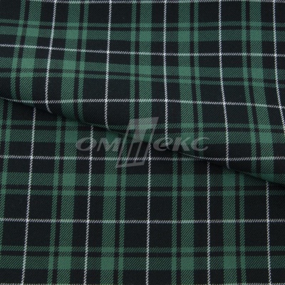 Ткань костюмная Клетка 25577, т.зеленый/зеленый./ч/бел, 230 г/м2, шир.150 см - купить в Кемерово. Цена 539.74 руб.