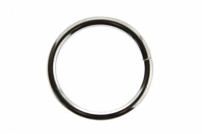 Кольцо металлическое d-3 х 32 мм, цв.-никель - купить в Кемерово. Цена: 3.92 руб.