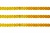 Пайетки "ОмТекс" на нитях, CREAM, 6 мм С / упак.73+/-1м, цв. 92 - золото - купить в Кемерово. Цена: 484.77 руб.