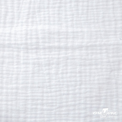Ткань Муслин, 100% хлопок, 125 гр/м2, шир. 140 см #201 цв.(2)-белый - купить в Кемерово. Цена 464.97 руб.