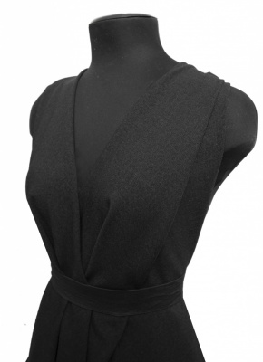 Ткань костюмная 25388 2007, 207 гр/м2, шир.150см, цвет серый - купить в Кемерово. Цена 356.68 руб.
