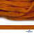 Шнур плетеный (плоский) d-12 мм, (уп.90+/-1м), 100% полиэстер, цв.267 - оранжевый - купить в Кемерово. Цена: 8.62 руб.