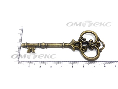 Декоративный элемент для творчества из металла "Ключ"8,5 см  - купить в Кемерово. Цена: 26.66 руб.