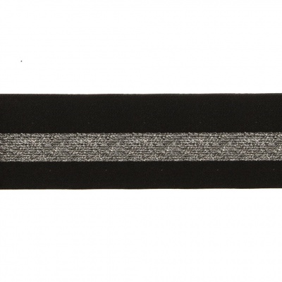 #2/6-Лента эластичная вязаная с рисунком шир.52 мм (45,7+/-0,5 м/бобина) - купить в Кемерово. Цена: 69.33 руб.
