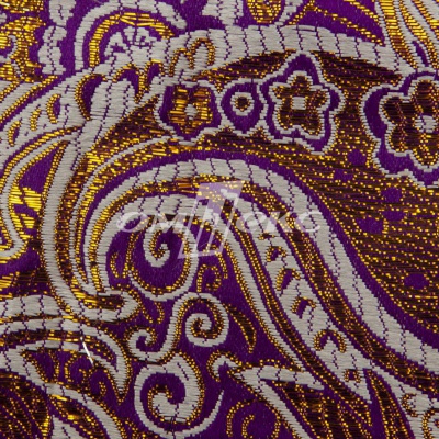 Ткань костюмная жаккард №9, 140 гр/м2, шир.150см, цвет фиолет - купить в Кемерово. Цена 387.20 руб.
