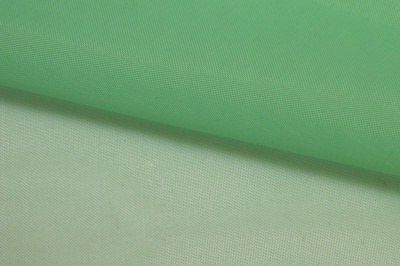 Портьерный капрон 15-6123, 47 гр/м2, шир.300см, цвет св.зелёный - купить в Кемерово. Цена 137.27 руб.