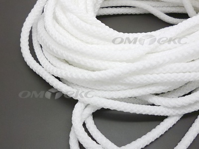 Шнур 1с35 4 мм крупное плетение 200 м белый - купить в Кемерово. Цена: 1.10 руб.