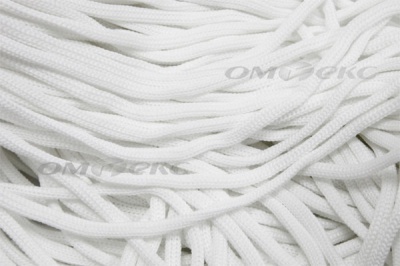 Шнур Т-02 (4с2) мелкое плетение 4мм 100 м белый - купить в Кемерово. Цена: 2.50 руб.