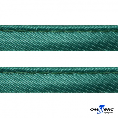 Кант атласный 140, шир. 12 мм (в упак. 65,8 м), цвет т.зелёный - купить в Кемерово. Цена: 237.16 руб.