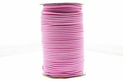 0370-1301-Шнур эластичный 3 мм, (уп.100+/-1м), цв.141- розовый - купить в Кемерово. Цена: 459.62 руб.