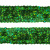 Тесьма с пайетками D4, шир. 20 мм/уп. 25+/-1 м, цвет зелёный - купить в Кемерово. Цена: 778.19 руб.