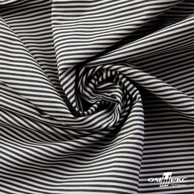 Ткань сорочечная Полоска Кенди, 115 г/м2, 58% пэ,42% хл, шир.150 см, цв.6-черный, (арт.110) - купить в Кемерово. Цена 306.69 руб.