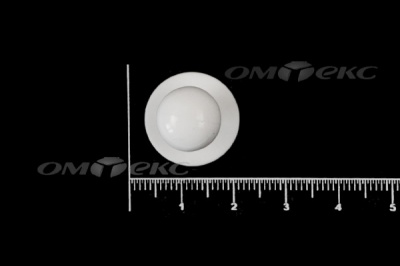 Пуговица поварская "Пукля", 10 мм, цвет белый - купить в Кемерово. Цена: 2.28 руб.