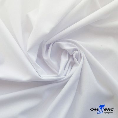 Ткань сорочечная Илер 100%полиэстр, 120 г/м2 ш.150 см, цв.белый - купить в Кемерово. Цена 290.24 руб.