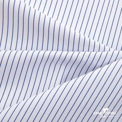 Ткань сорочечная Ронда, 115 г/м2, 58% пэ,42% хл, шир.150 см, цв.4-синяя, (арт.114) - купить в Кемерово. Цена 306.69 руб.