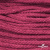Шнур плетеный d-6 мм, 70% хлопок 30% полиэстер, уп.90+/-1 м, цв.1068-фуксия - купить в Кемерово. Цена: 588 руб.