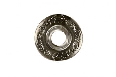 Кнопка металлическая "Альфа" с пружиной, 15 мм (уп. 720+/-20 шт), цвет никель - купить в Кемерово. Цена: 1 466.73 руб.