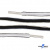 Шнурки #4-27, круглые 130 см, двухцветные (черно/белый) - купить в Кемерово. Цена: 47.04 руб.