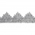 Тесьма металлизированная 0384-0240, шир. 40 мм/уп. 25+/-1 м, цвет серебро - купить в Кемерово. Цена: 490.74 руб.