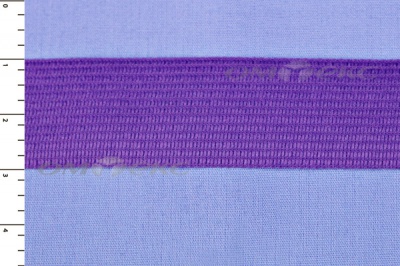 Окантовочная тесьма №0225, шир. 22 мм (в упак. 100 м), цвет фиолет - купить в Кемерово. Цена: 271.60 руб.
