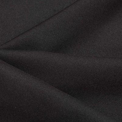 Ткань костюмная 21010 2044, 225 гр/м2, шир.150см, цвет черный - купить в Кемерово. Цена 390.73 руб.