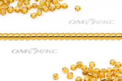 Бисер (SL) 11/0 ( упак.100 гр) цв.22 - золото - купить в Кемерово. Цена: 53.34 руб.