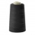 Нитки швейные 100% полиэстер 40/2, (3200 ярд), первый сорт, черные - купить в Кемерово. Цена: 86.79 руб.