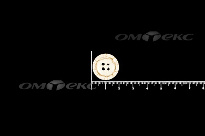 Пуговица деревянная круглая №33 (18мм) - купить в Кемерово. Цена: 2.55 руб.