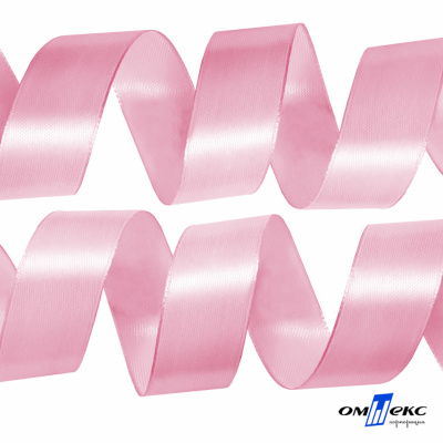 050-нежно-розовый Лента атласная упаковочная (В) 85+/-5гр/м2, шир.50 мм (1/2), 25+/-1 м - купить в Кемерово. Цена: 120.46 руб.