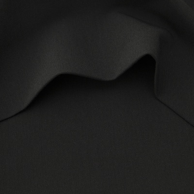 Костюмная ткань с вискозой "Меган", 210 гр/м2, шир.150см, цвет чёрный - купить в Кемерово. Цена 378.55 руб.