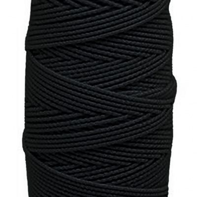 Нитка - резинка Спандекс 25 м (уп-10шт)-чёрные - купить в Кемерово. Цена: 36.02 руб.