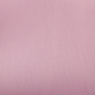 Фатин матовый 16-12, 12 гр/м2, шир.300см, цвет нежно-розовый - купить в Кемерово. Цена 96.31 руб.