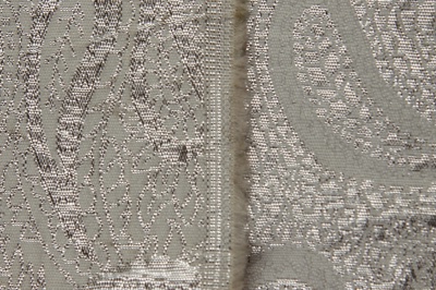 Ткань костюмная жаккард, 135 гр/м2, шир.150см, цвет белый№19 - купить в Кемерово. Цена 441.94 руб.