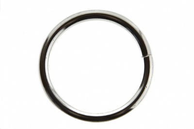 Кольцо металлическое d-38 мм, цв.-никель - купить в Кемерово. Цена: 4.89 руб.