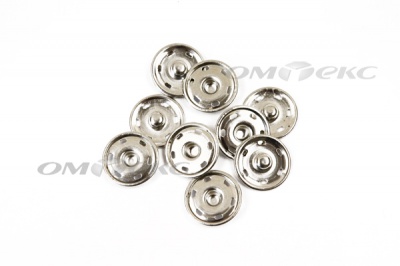 Кнопки пришивные 30 мм никель - купить в Кемерово. Цена: 18.68 руб.