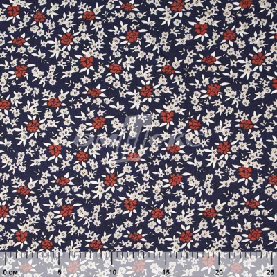 Плательная ткань "Фламенко" 7.2, 80 гр/м2, шир.150 см, принт растительный - купить в Кемерово. Цена 239.03 руб.
