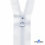 Спиральная молния Т5 501, 65 см, автомат, цвет белый - купить в Кемерово. Цена: 14.83 руб.