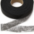 Прокладочная лента (паутинка) DF23, шир. 15 мм (боб. 100 м), цвет чёрный - купить в Кемерово. Цена: 1.13 руб.