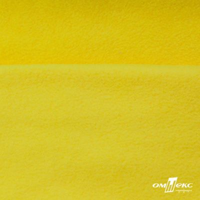 Флис DTY 14-0760, 240 г/м2, шир. 150 см, цвет яркий желтый - купить в Кемерово. Цена 640.46 руб.
