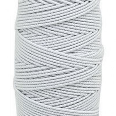 Нитка - резинка Спандекс 25 м (уп-10шт)-белые - купить в Кемерово. Цена: 35.65 руб.