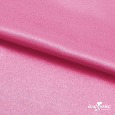 Поли креп-сатин 15-2215, 125 (+/-5) гр/м2, шир.150см, цвет розовый - купить в Кемерово. Цена 155.57 руб.