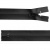 Молния водонепроницаемая PVC Т-7, 18 см, неразъемная, цвет чёрный - купить в Кемерово. Цена: 21.20 руб.